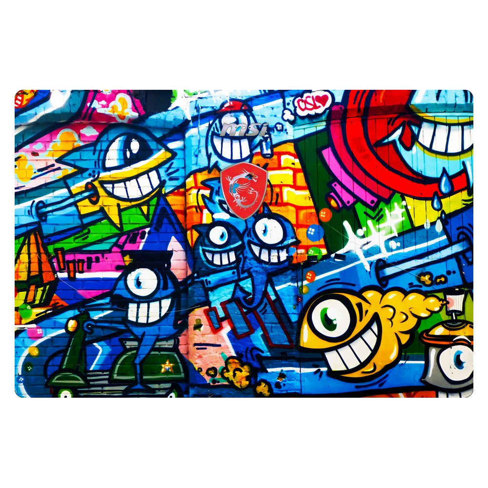 MSI GE60 2PC Apache laptop skin - Wall Graffiti