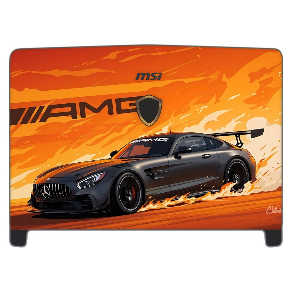 MSI Dominator Pro GT62VR-7RE laptop skin - AMG GT Drift