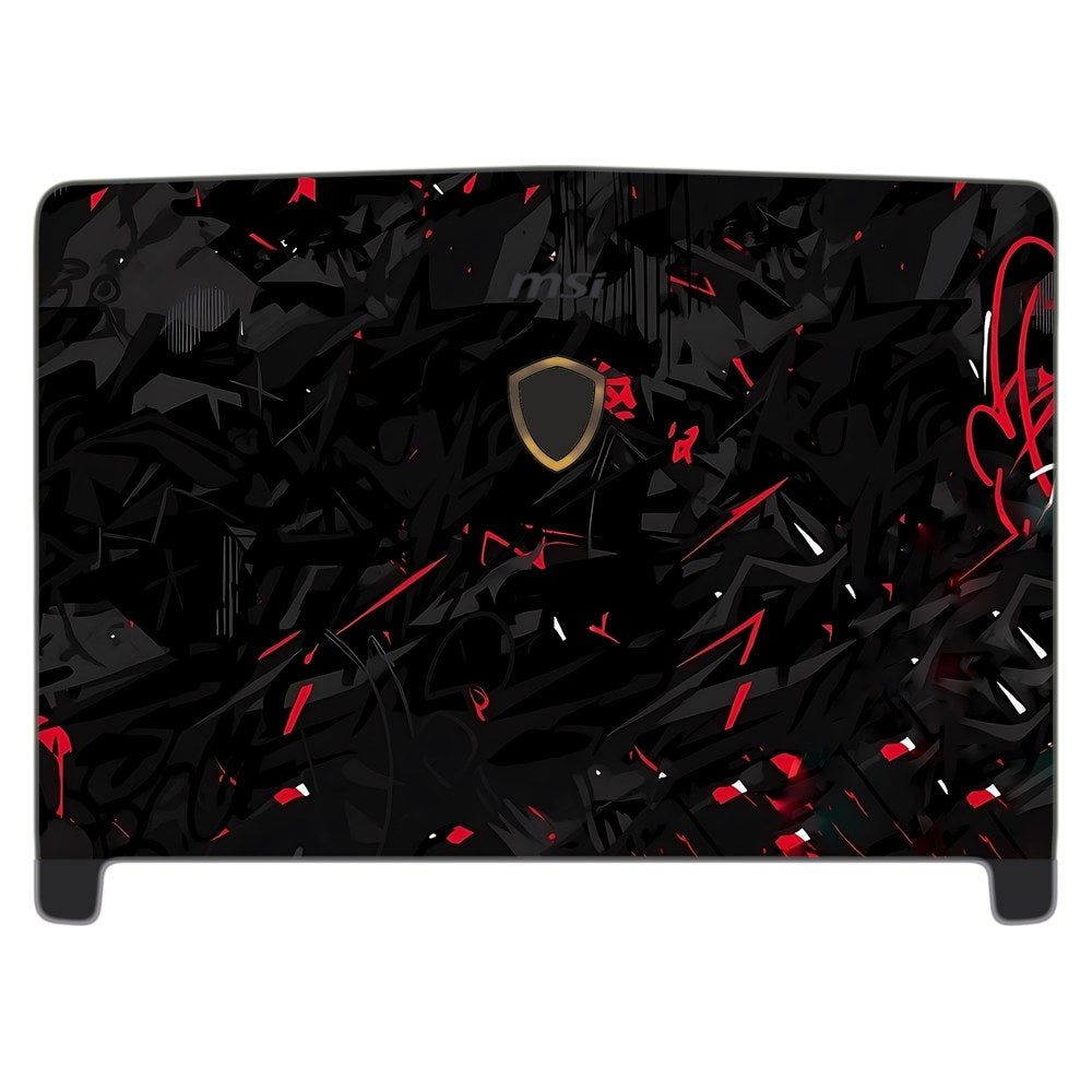 MSI Dominator Pro GT62VR-7RE laptop skin - Abstract Crimson