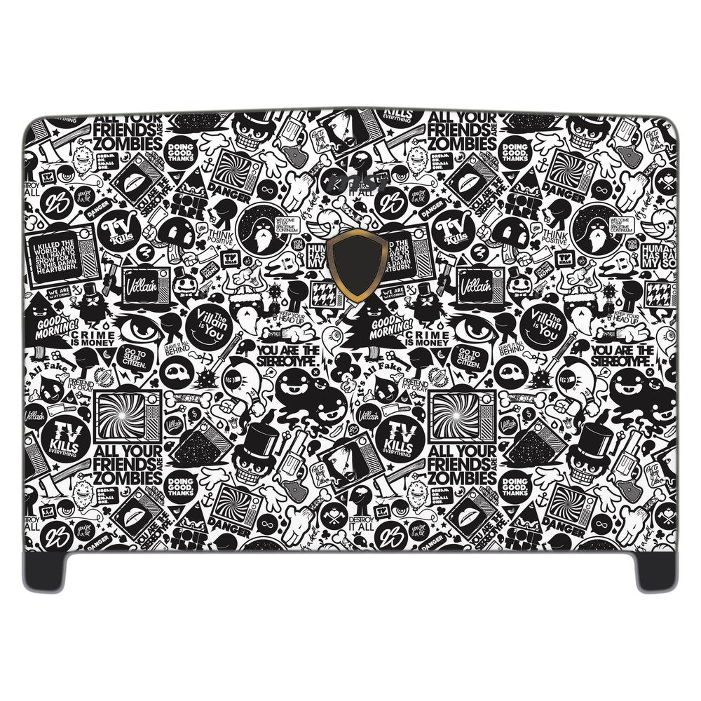 MSI Dominator Pro GT62VR-7RE laptop skin - All Your Friends Are Zombies