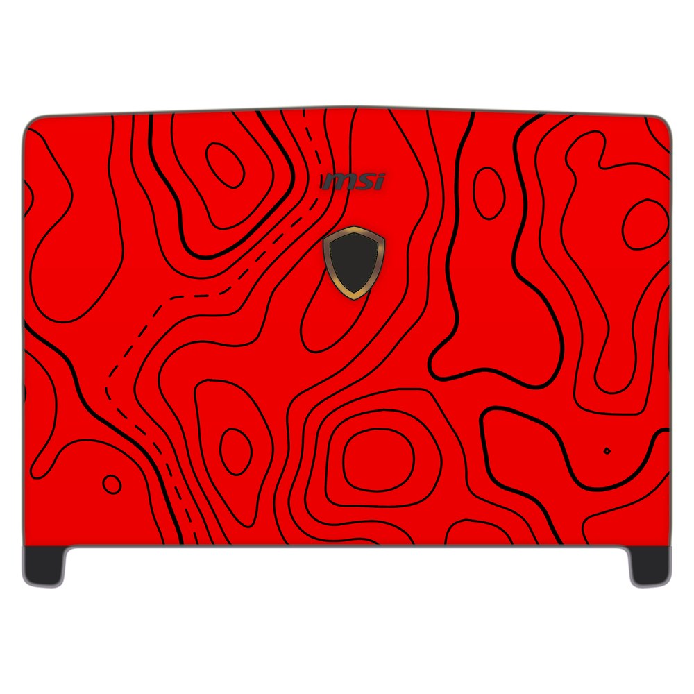 MSI Dominator Pro GT62VR-7RE laptop skin - Damascus Red