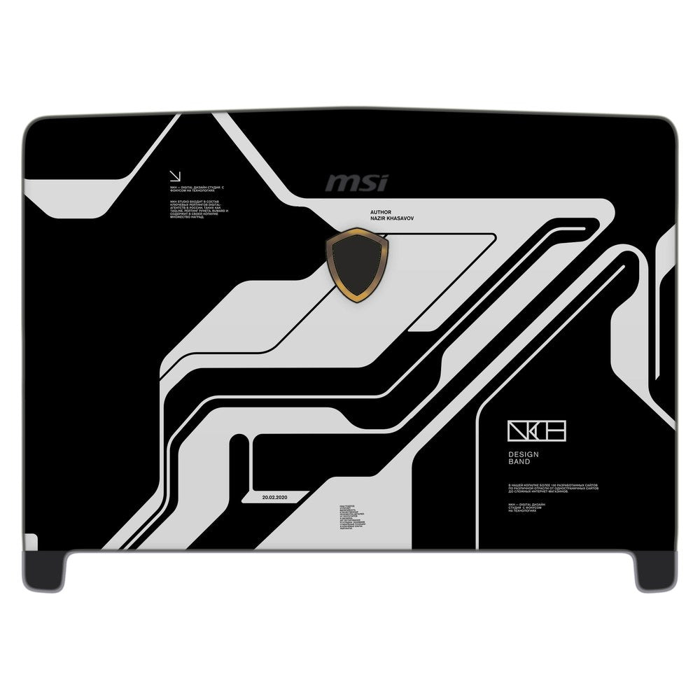 MSI Dominator Pro GT62VR-7RE laptop skin - Dead Black