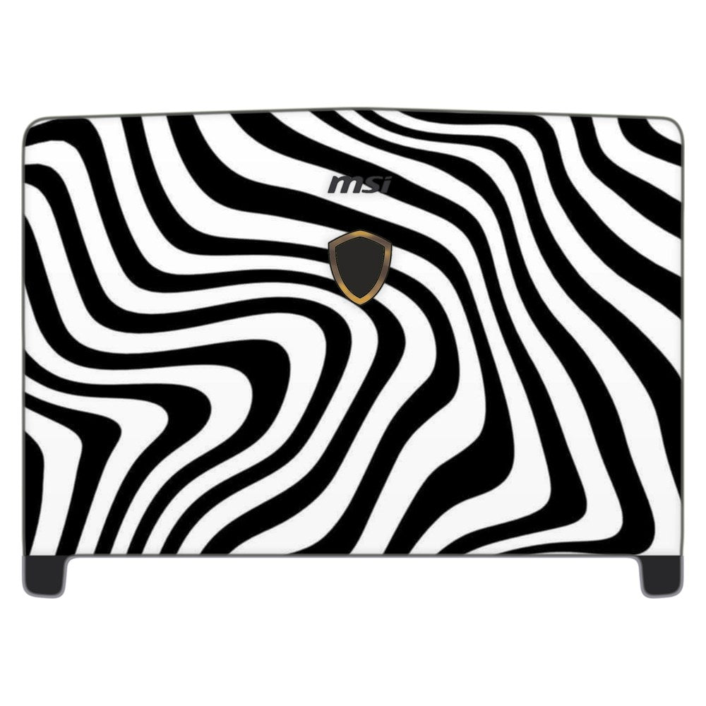 MSI Dominator Pro GT62VR-7RE laptop skin - Distorted Grid Abstract