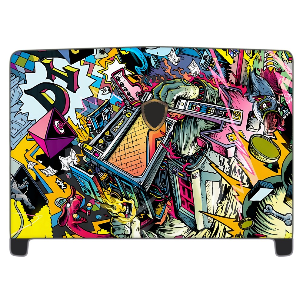 MSI Dominator Pro GT62VR-7RE laptop skin - Dizzy Doodles