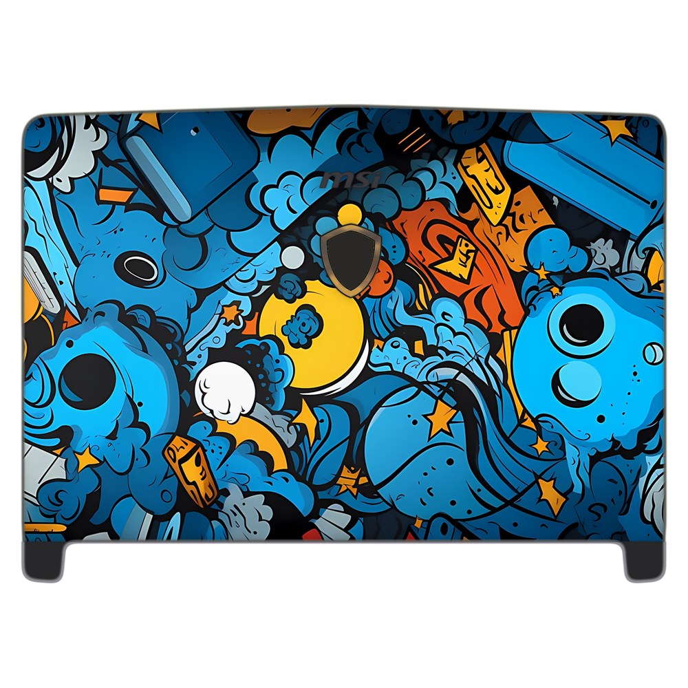 MSI Dominator Pro GT62VR-7RE laptop skin - Doodle Frenzy