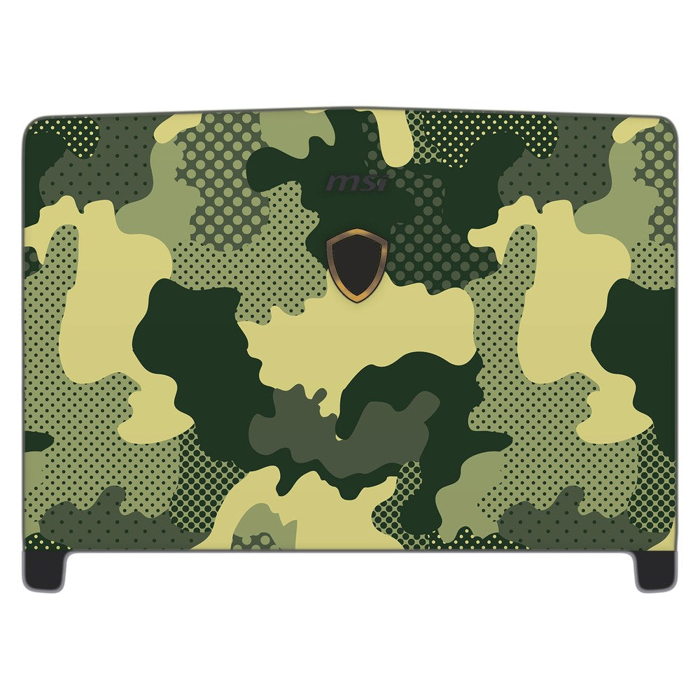 MSI Dominator Pro GT62VR-7RE laptop skin - Military Green Camo