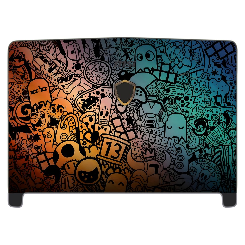MSI Dominator Pro GT62VR-7RE laptop skin - Modern Art