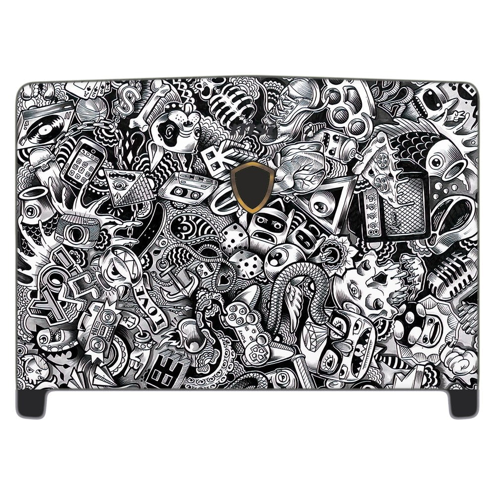 MSI Dominator Pro GT62VR-7RE laptop skin - Pony Doodle