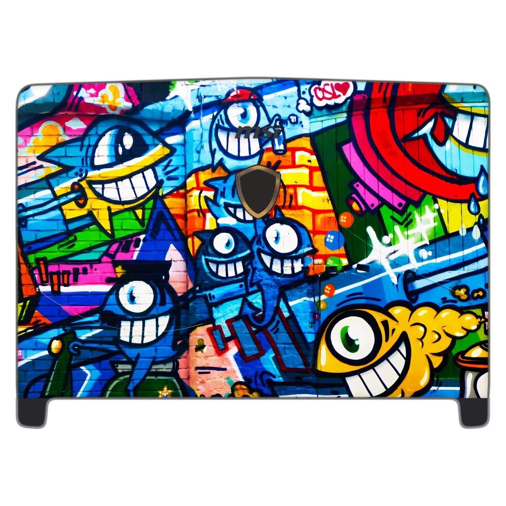 MSI Dominator Pro GT62VR-7RE laptop skin - Wall Graffiti