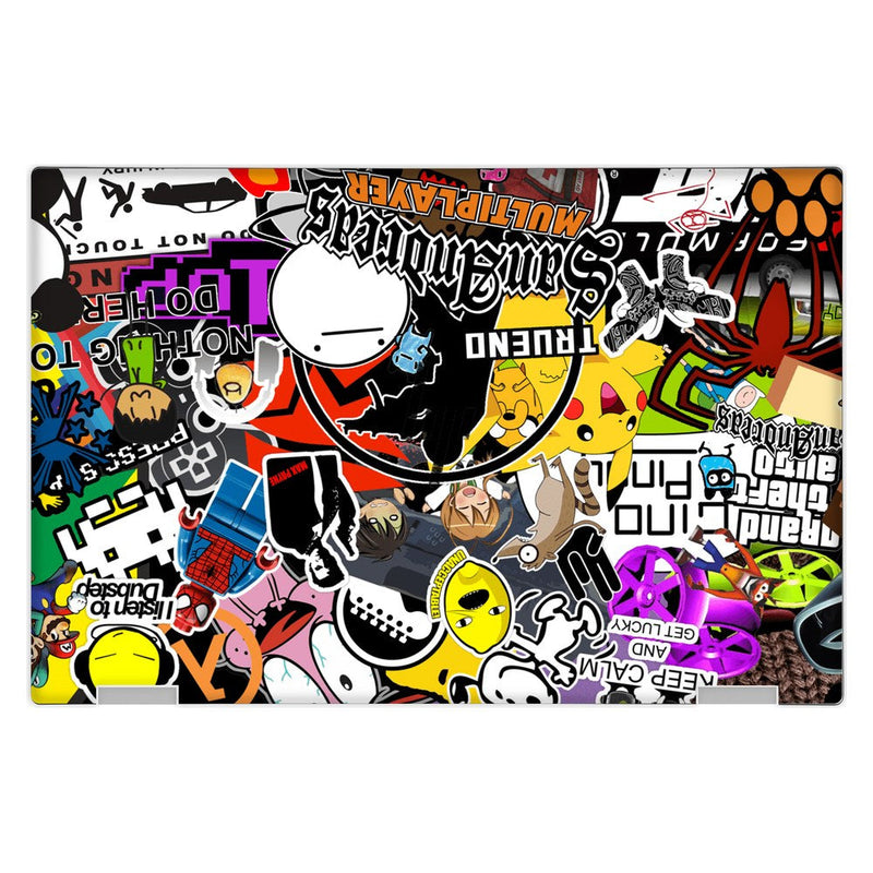 Hp Spectre X360 13T - AC000 laptop skin - 90s Doodle