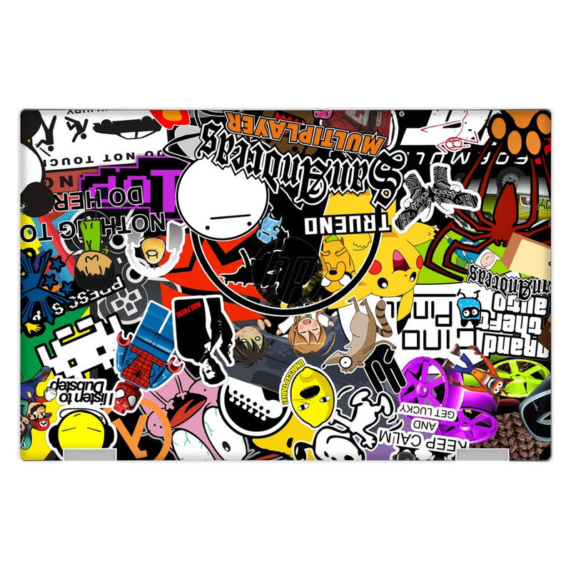 Hp Pavilion X360 11 - AD026TU, AD104TU laptop skin - 90s Doodle