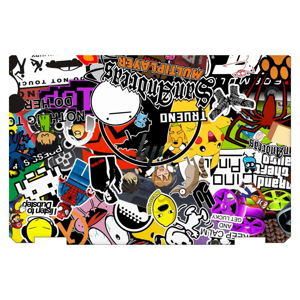 Hp Spectre x360 13T-AW200 laptop skin - 90s Doodle