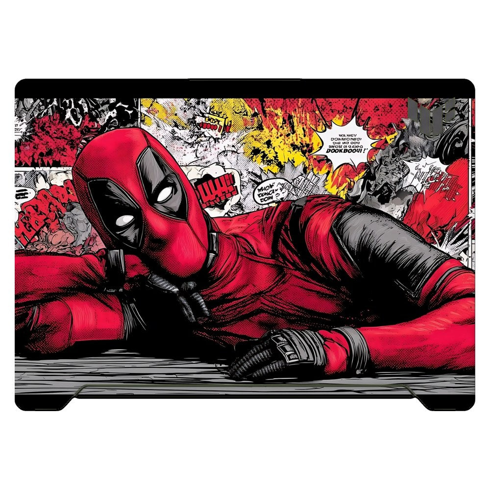 ASUS TUF Dash F15 FX517Z 2022 laptop skin - Crimson Comic