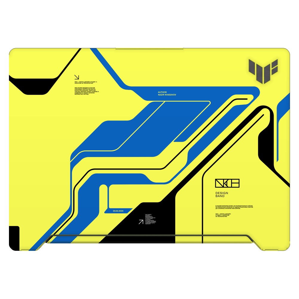 ASUS TUF Dash F15 FX517Z 2022 laptop skin - Cyber Yellow
