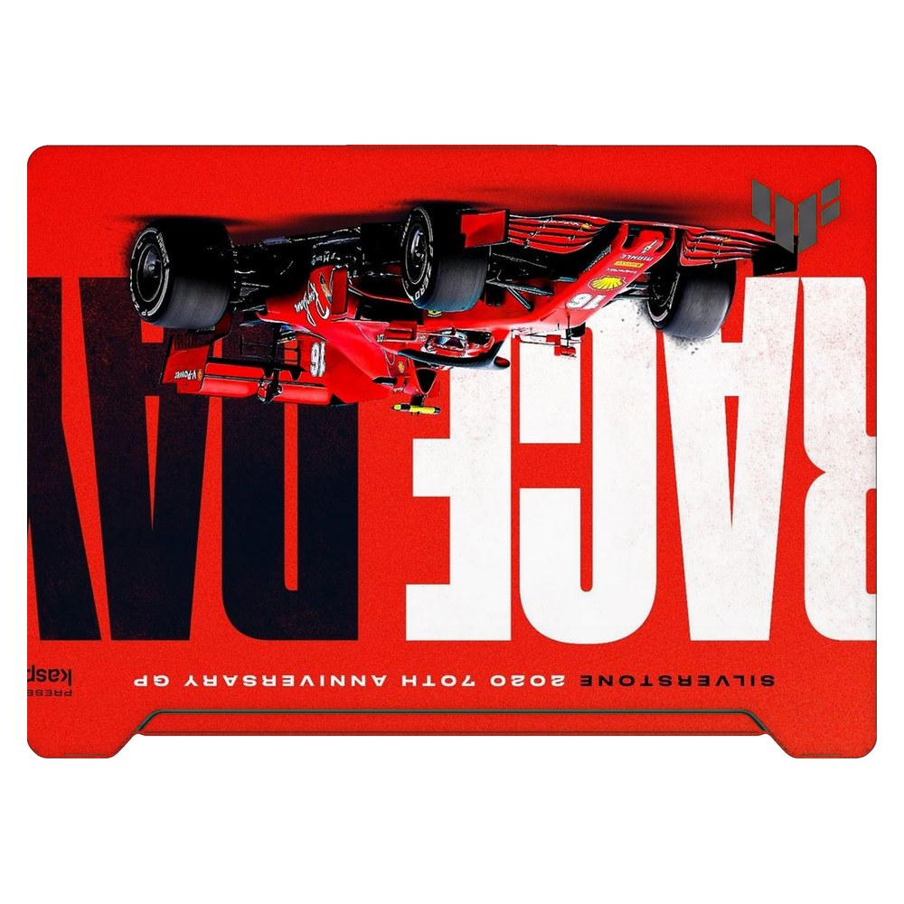 ASUS TUF Dash F15 FX517Z 2022 laptop skin - Ferrari Racing Graphic Red
