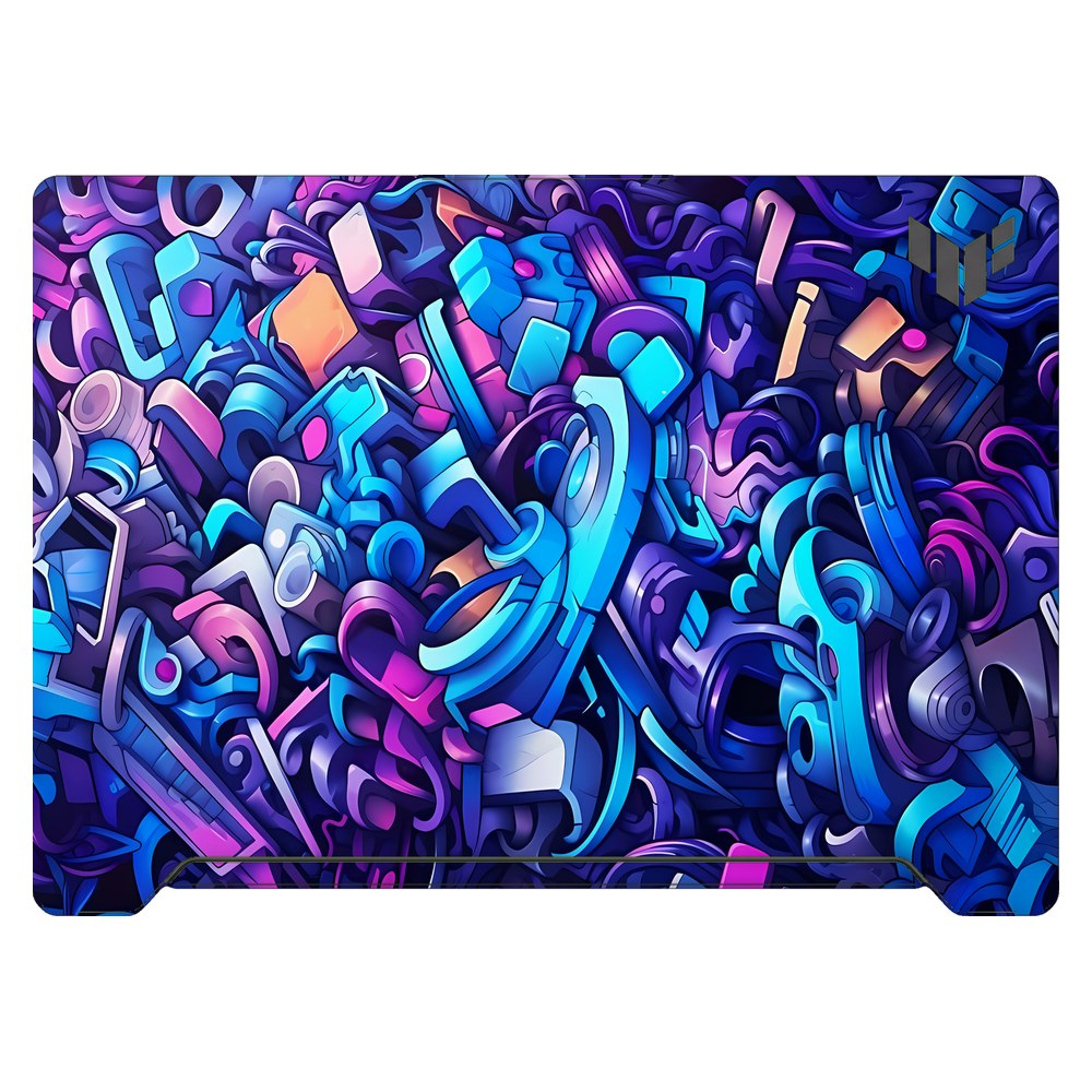 ASUS TUF Dash F15 FX517Z 2022 laptop skin - Graffiti B2