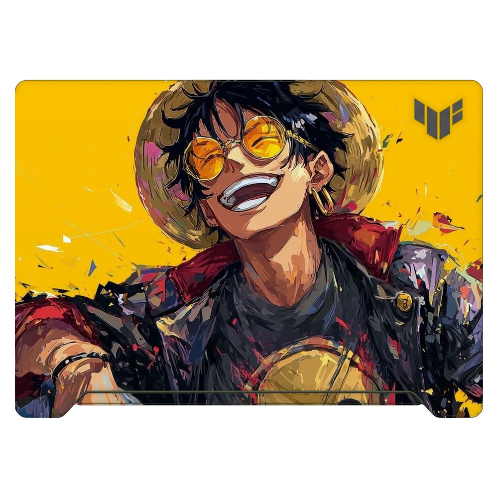 ASUS TUF Dash F15 FX517Z 2022 laptop skin - Luffy's Bright Smile