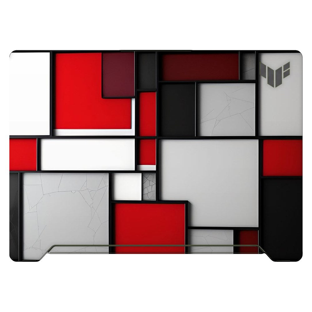 ASUS TUF Dash F15 FX517Z 2022 laptop skin - Mondrian Inspired Block Art