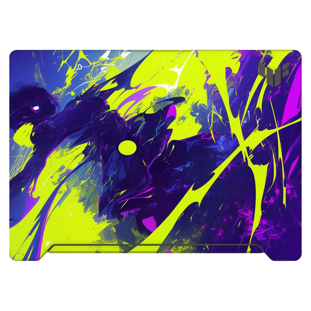 ASUS TUF Dash F15 FX517Z 2022 laptop skin - Neon Paint Explosion