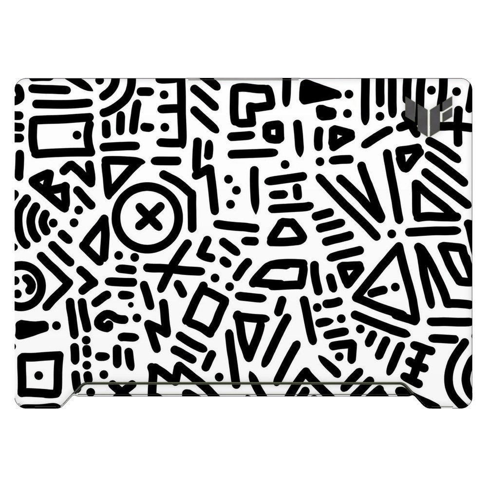 ASUS TUF Dash F15 FX517Z 2022 laptop skin - Playful Doodle Elements