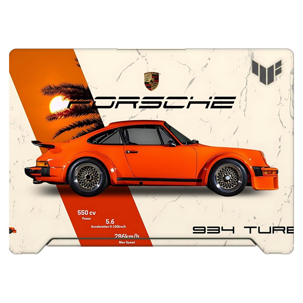 ASUS TUF Dash F15 FX517Z 2022 laptop skin - Porsche 934
