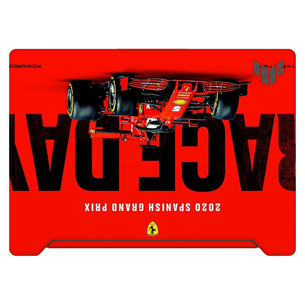 ASUS TUF Dash F15 FX517Z 2022 laptop skin - RaceDay Ferrari Formula1