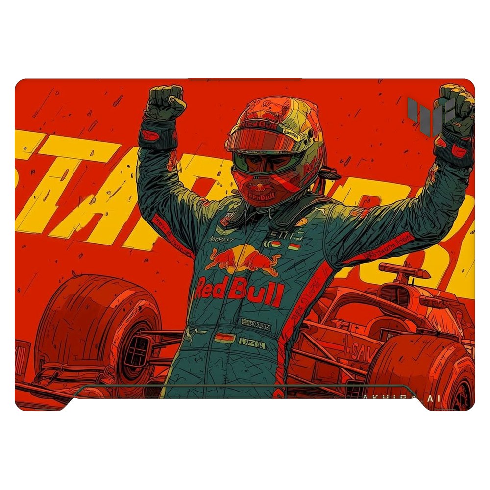 ASUS TUF Dash F15 FX517Z 2022 laptop skin - Red Bull Champion