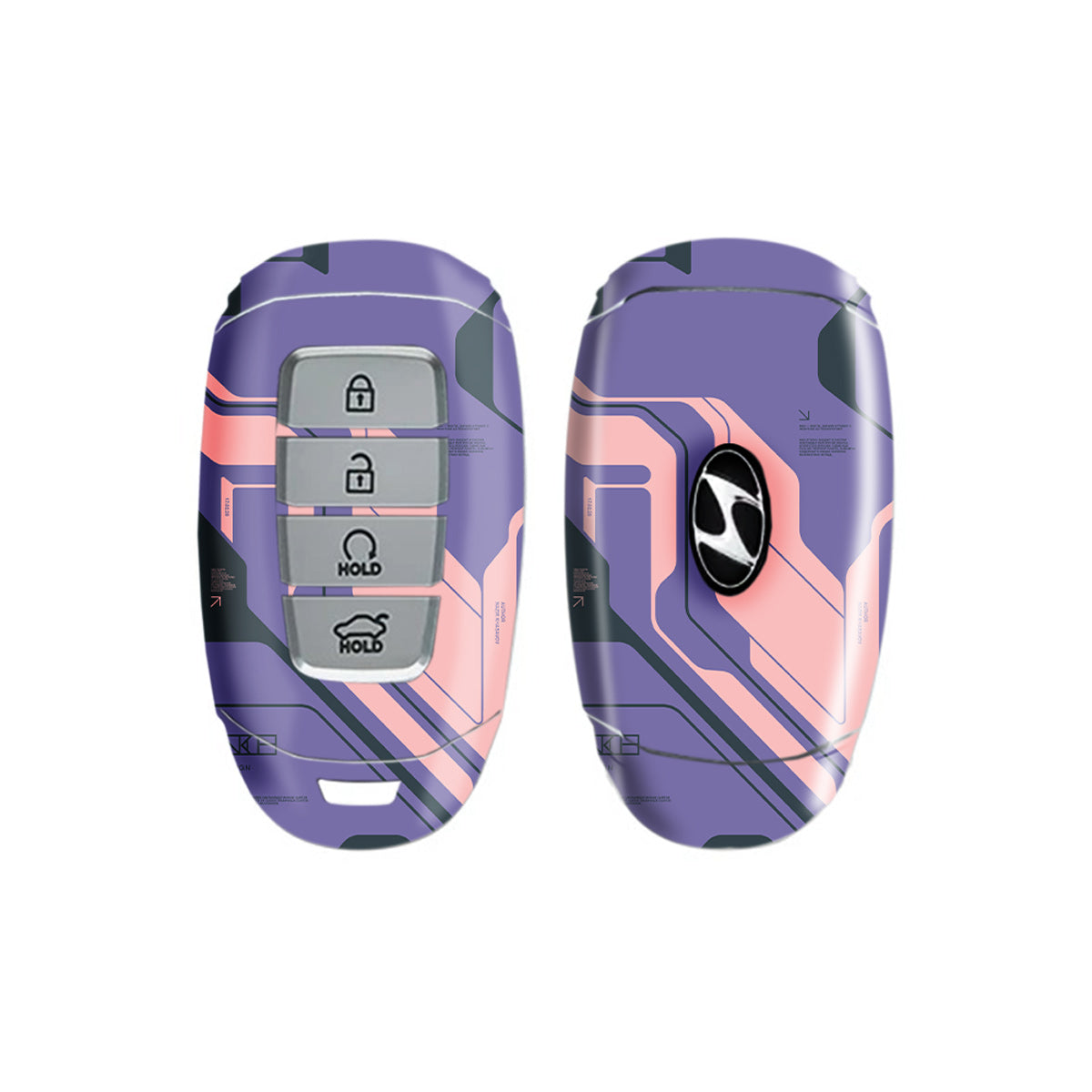 Purple Cyberpunk - Car Key Skins