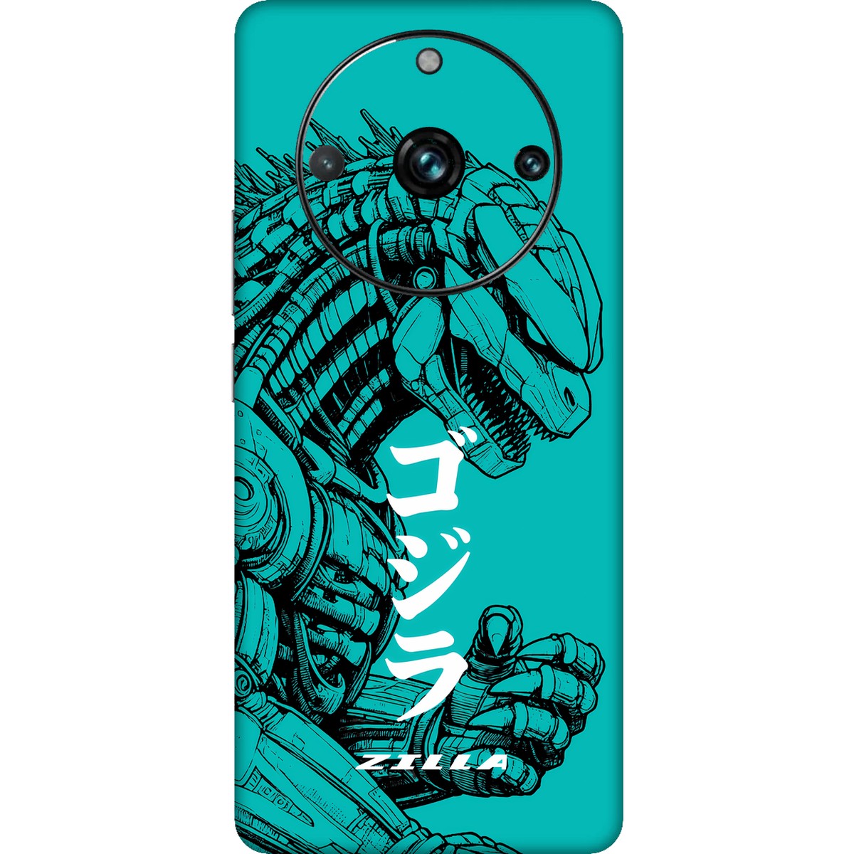 Zilla limited edition skin on Realme 11 Pro