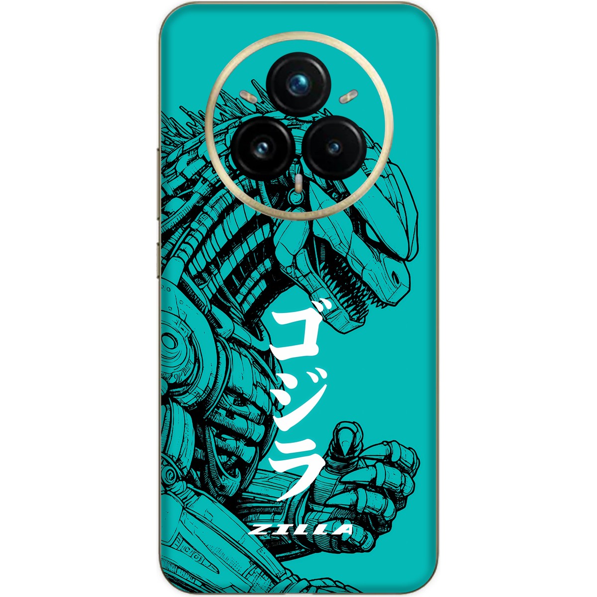 Zilla limited edition skin on Realme 14 Pro Plus (5G)