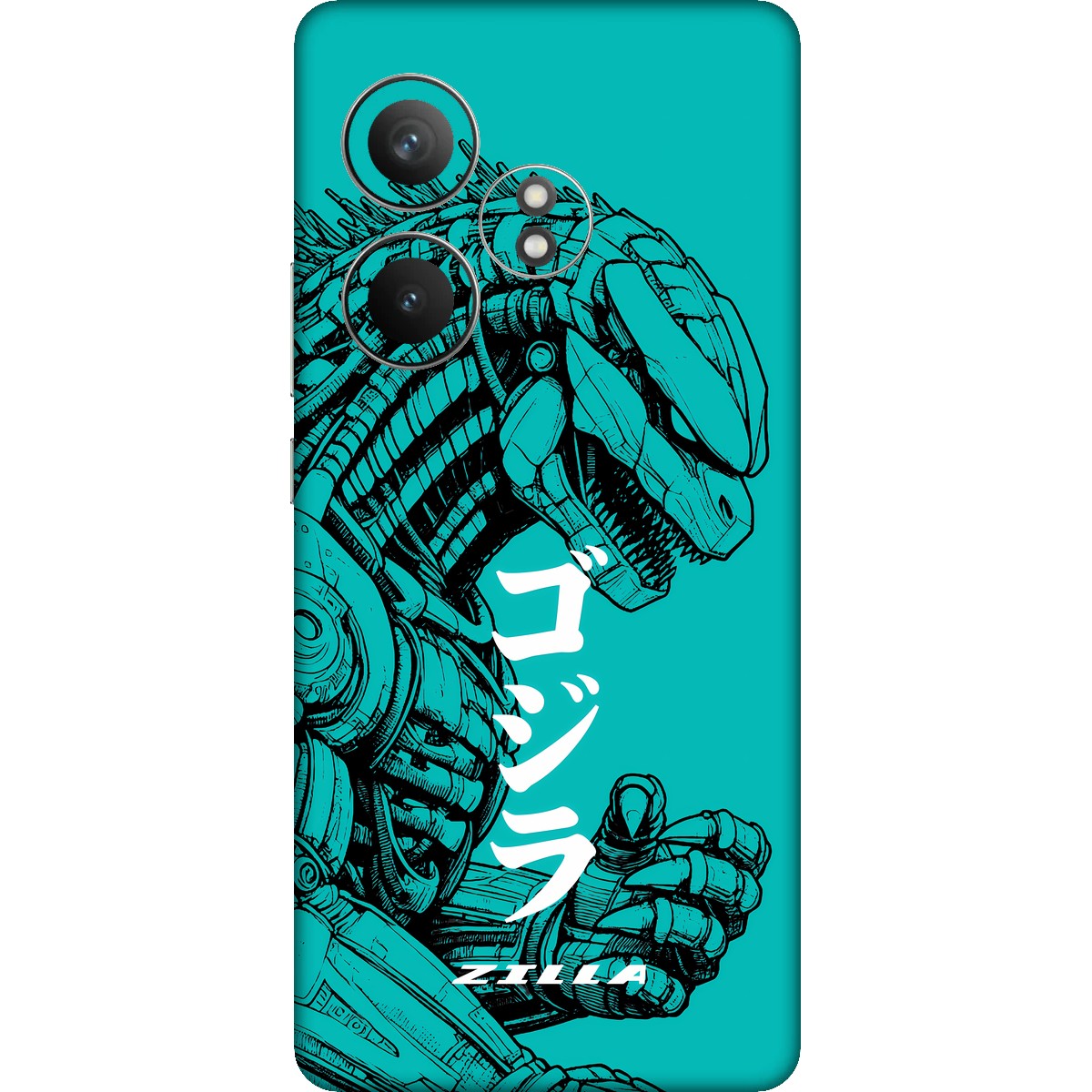 Zilla limited edition skin on Realme GT 6 (5G)