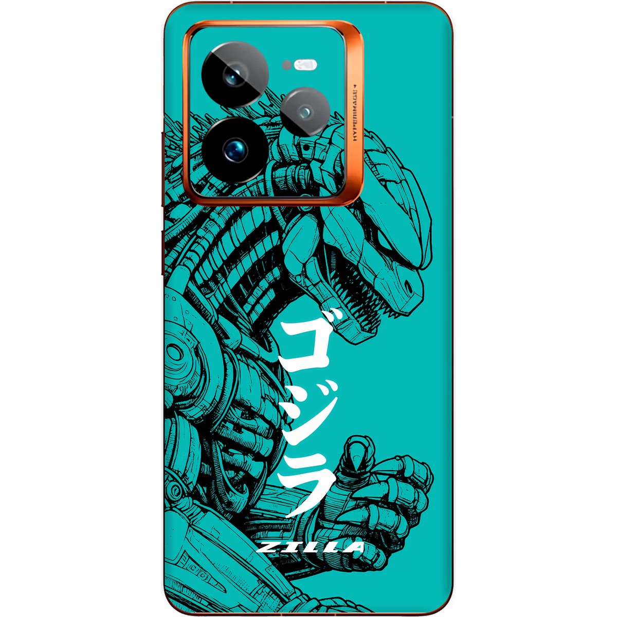 Zilla limited edition skin on Realme GT 7 Pro (5G)