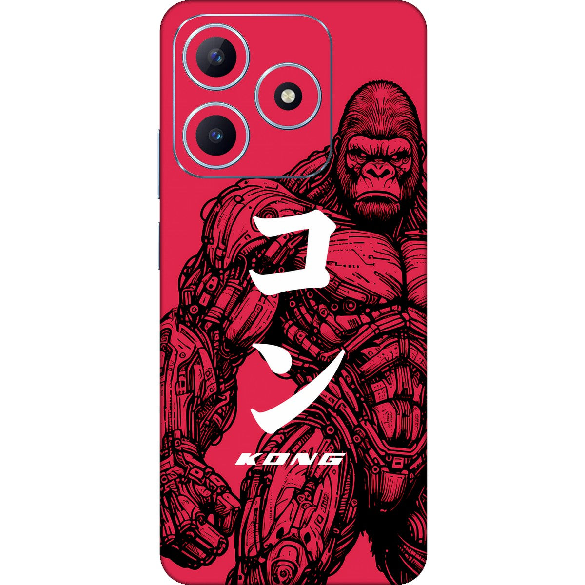 Kong limited edition skin on Realme Narzo N61