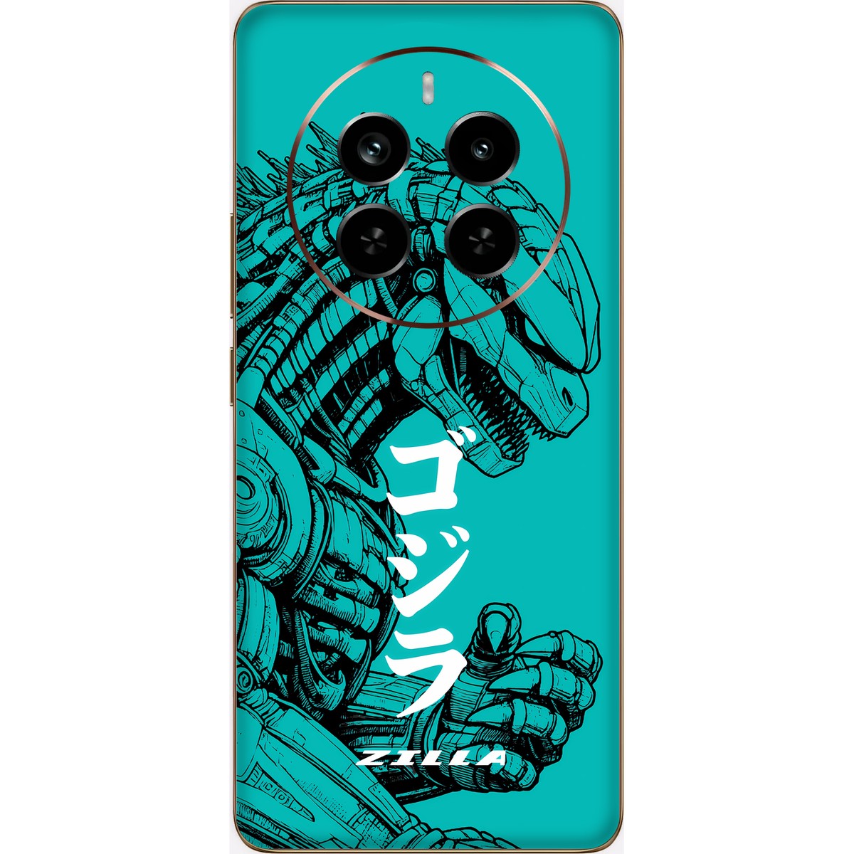 Zilla limited edition skin on Realme P1