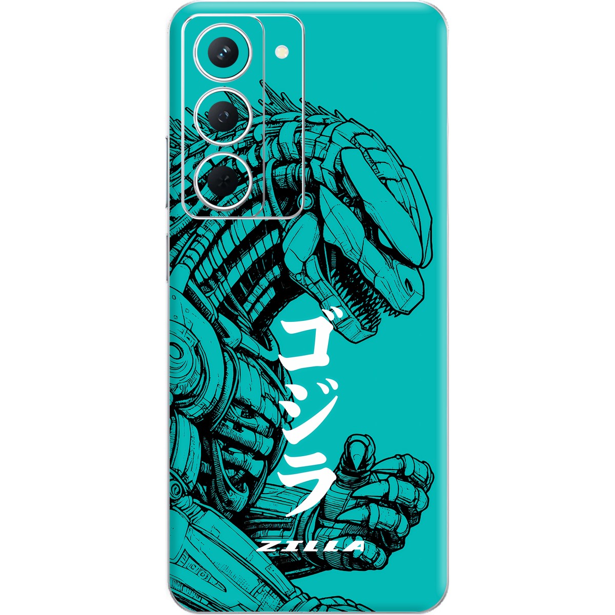 Zilla limited edition skin on Realme P3X (5G)