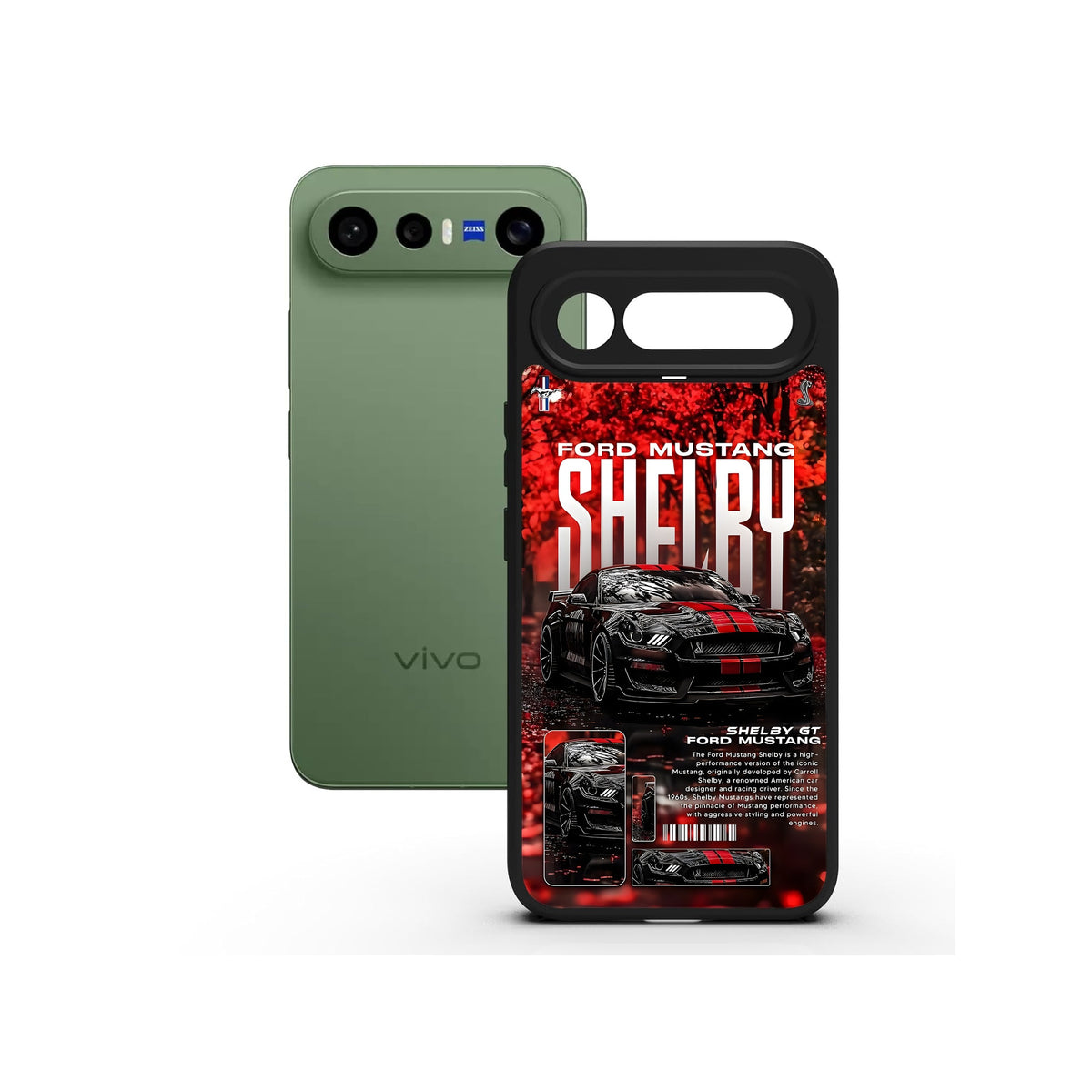 Redline Shelby printed Doyers case, alternate view