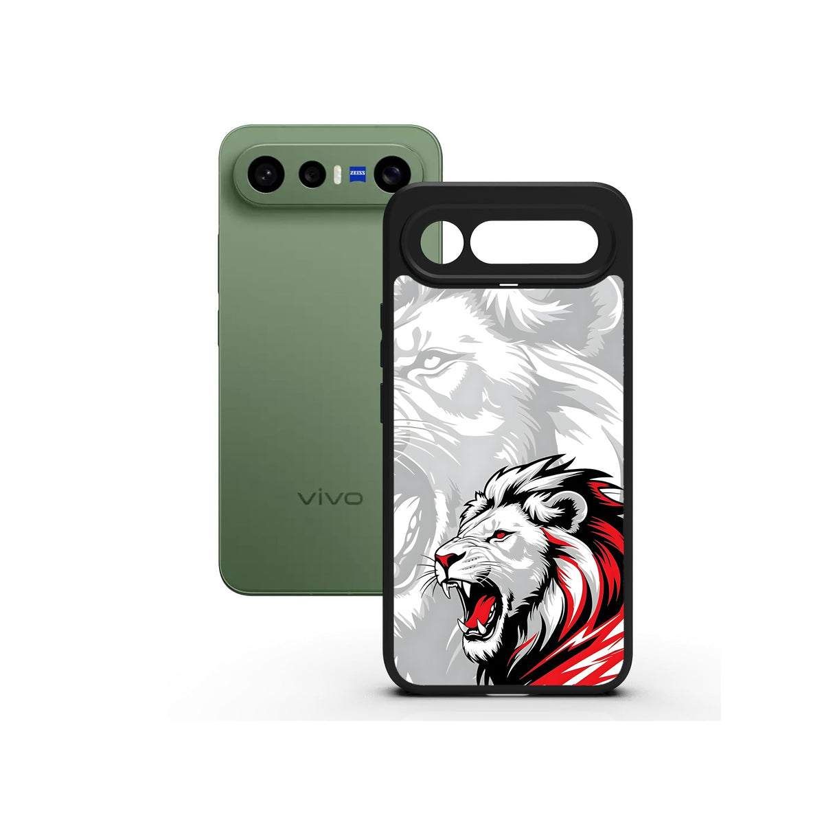 Roaring Lion printed Doyers case, alternate view