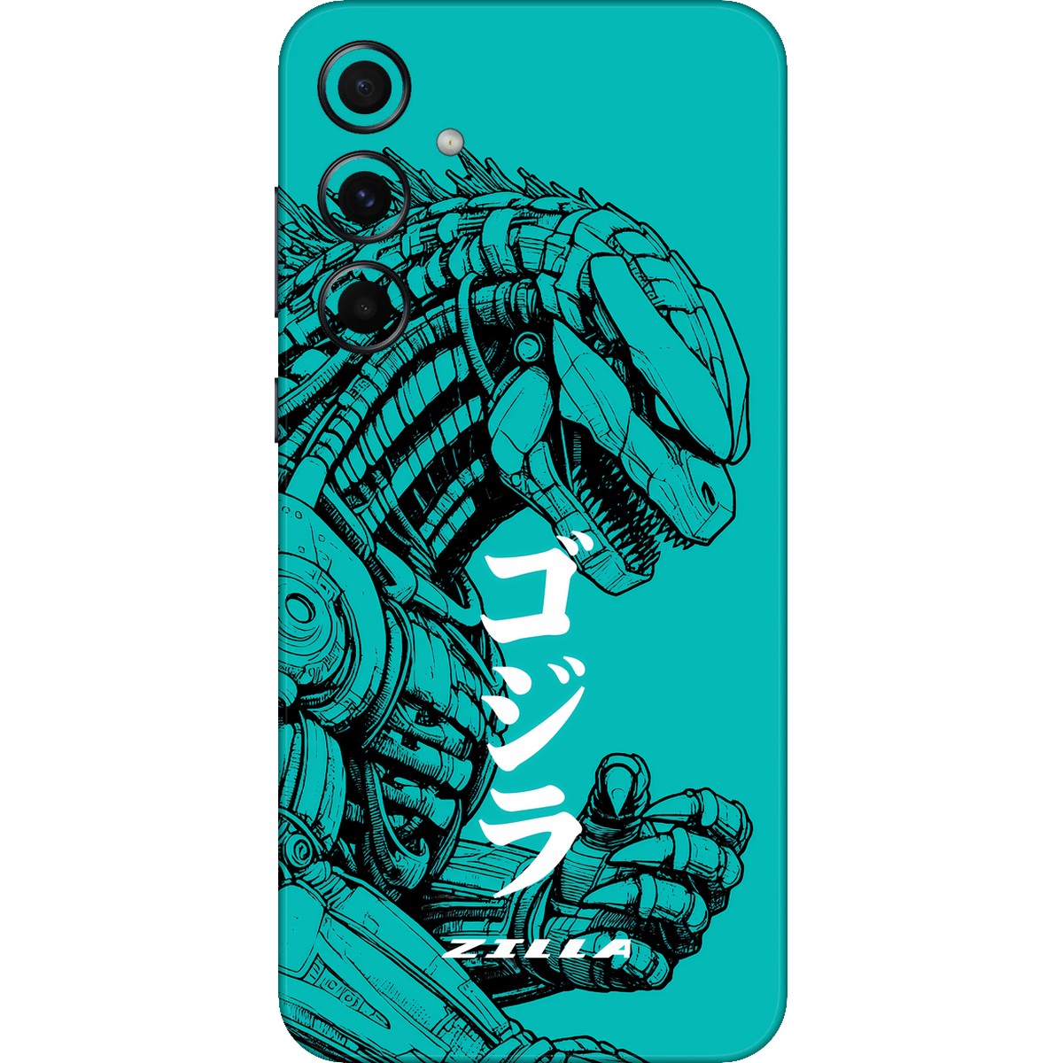 Zilla limited edition skin on samsung galaxy a55 5g