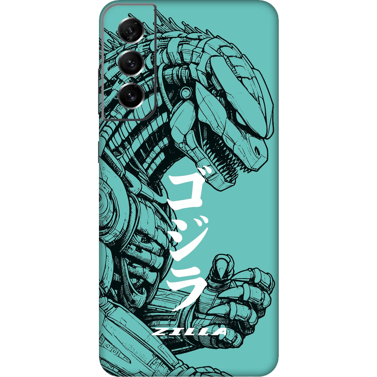 Zilla skin on Samsung S21 Plus by Decalz - Kongzilla limited edition