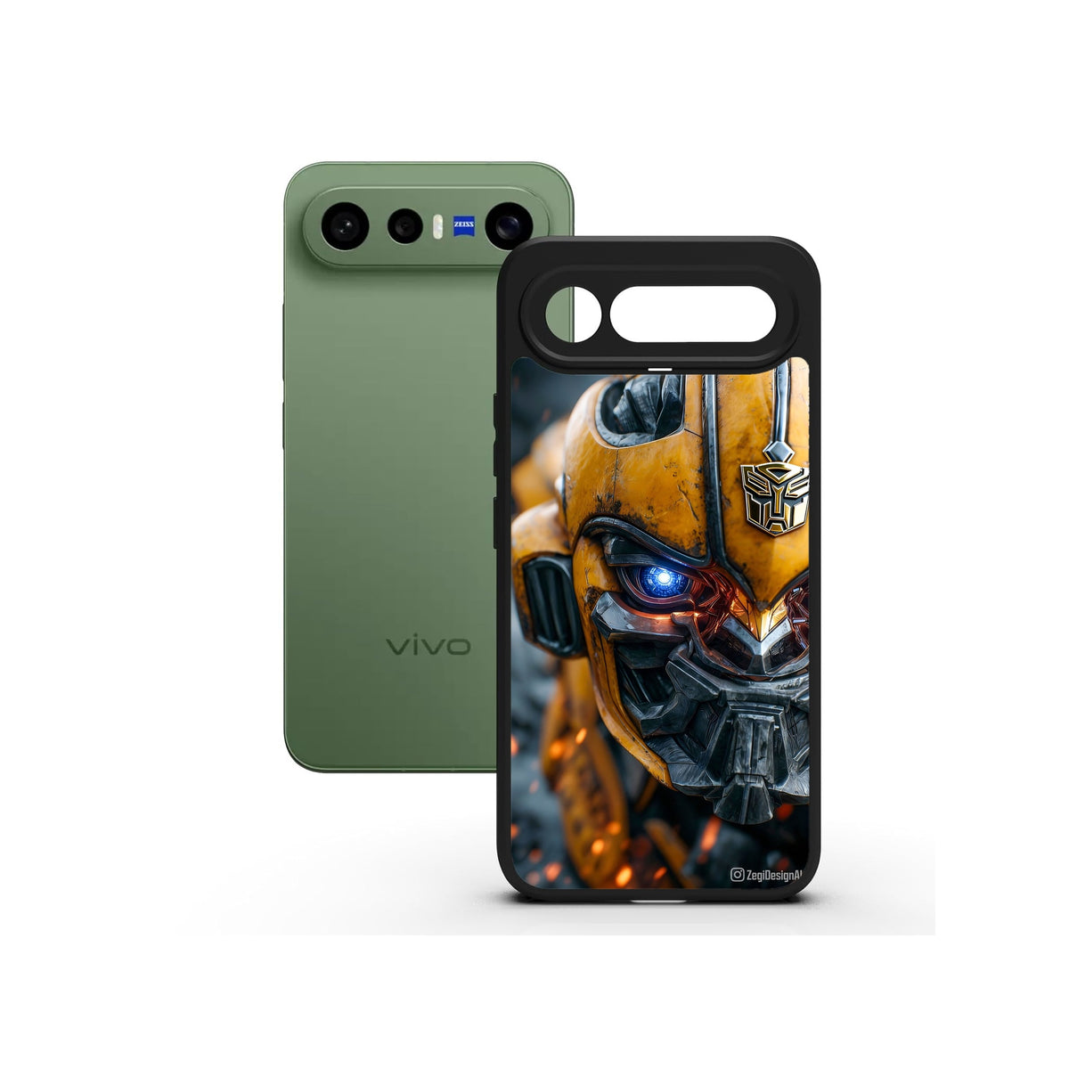 Sentient Prime printed Doyers case, alternate view