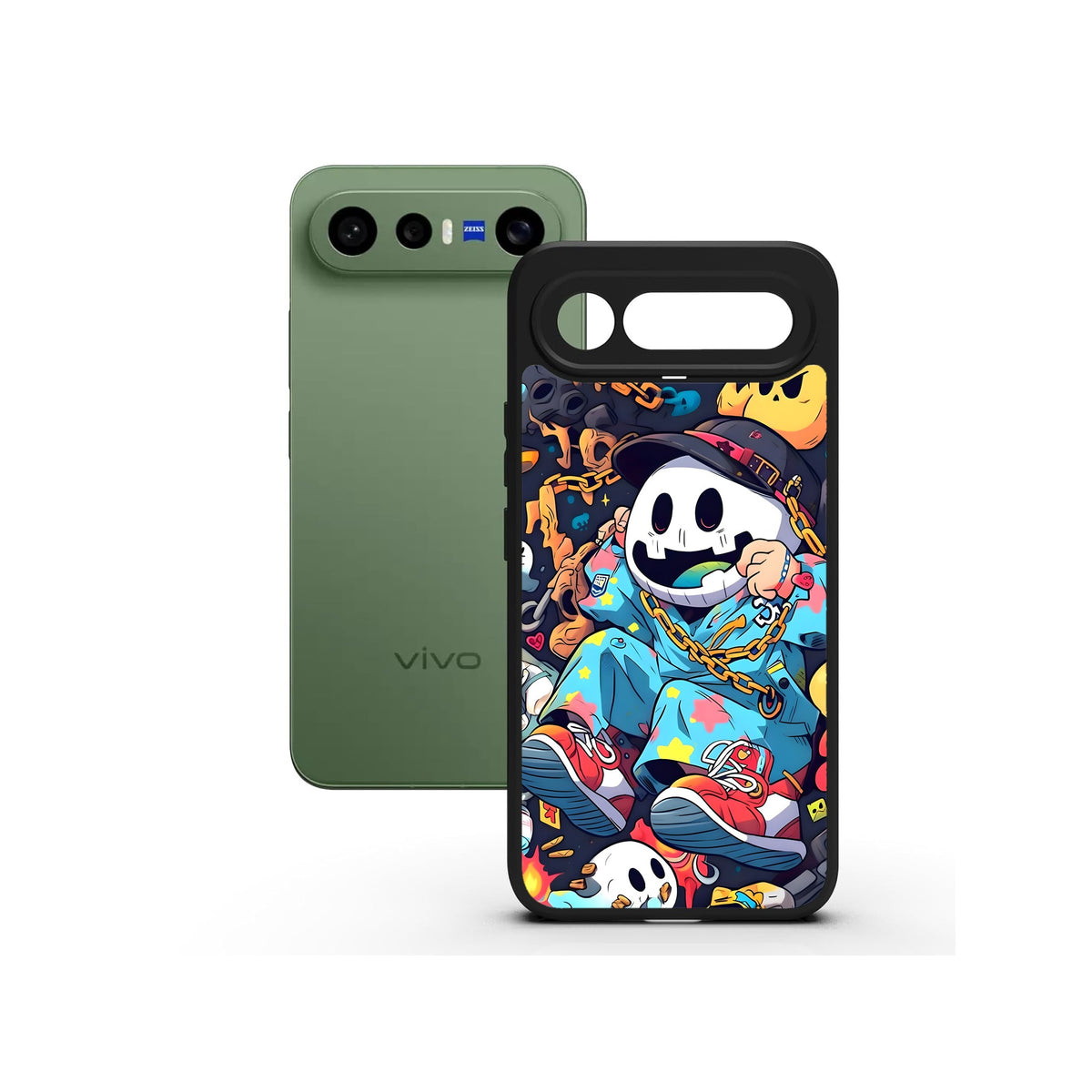 Skelly Swag printed Doyers case, alternate view