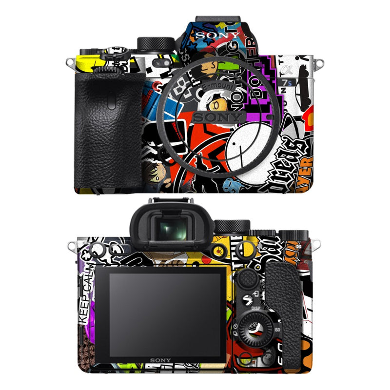 Sony A7S III camera skin - 90s Doodle