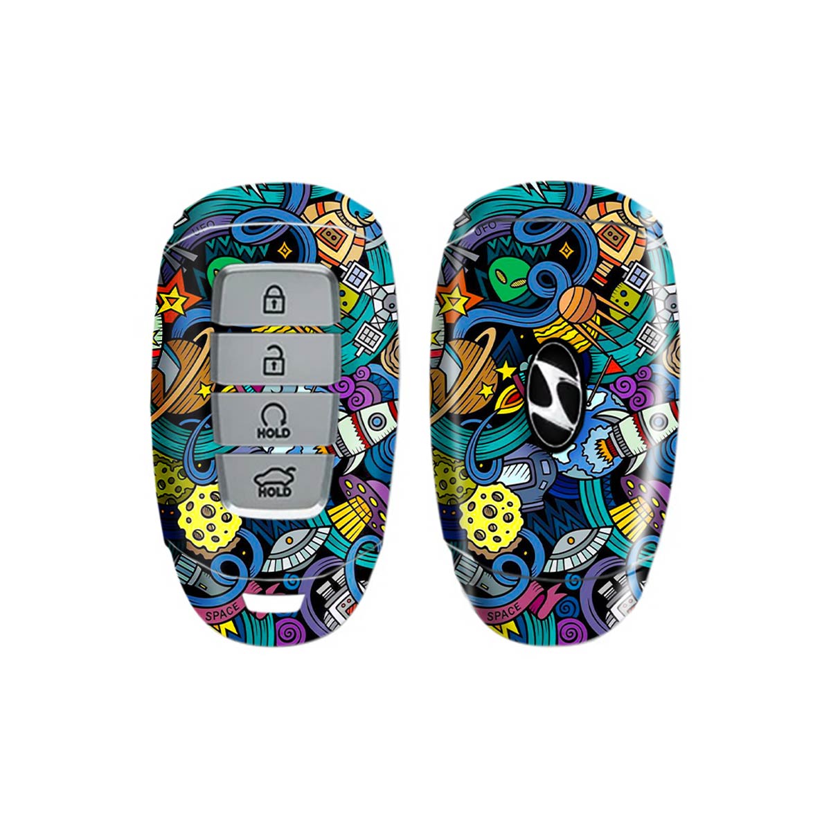 Space Doodle - Car Key Skins