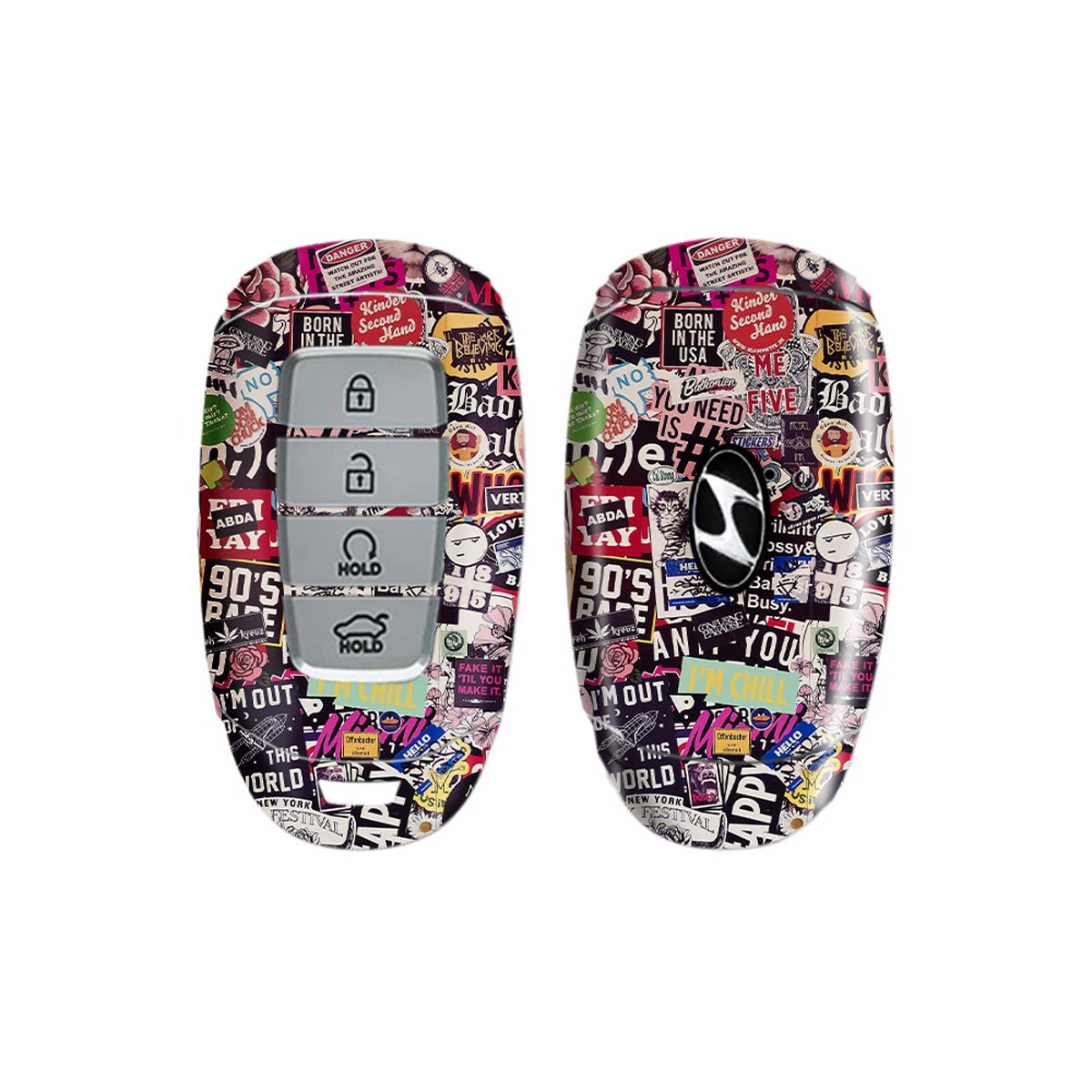 Sticker Doodle - Car Key Skins
