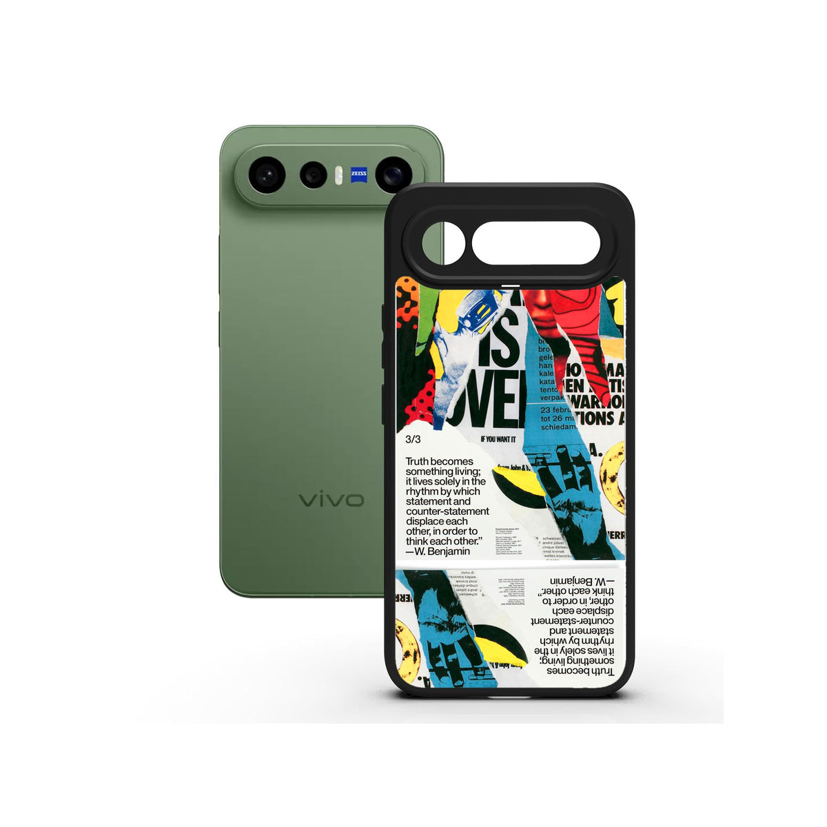 TarredWord printed Doyers case, alternate view