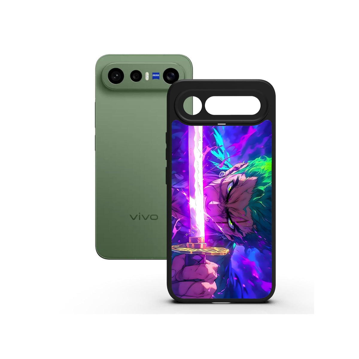 Toxic Swordplay printed Doyers case, alternate view