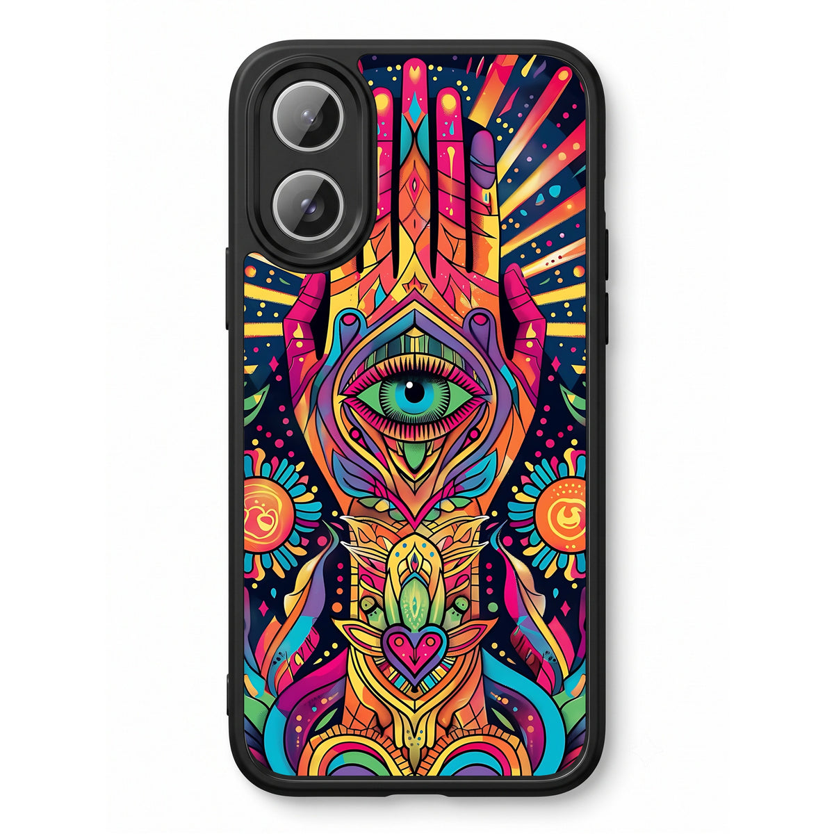 Trippy Third Eye printed Doyers case
