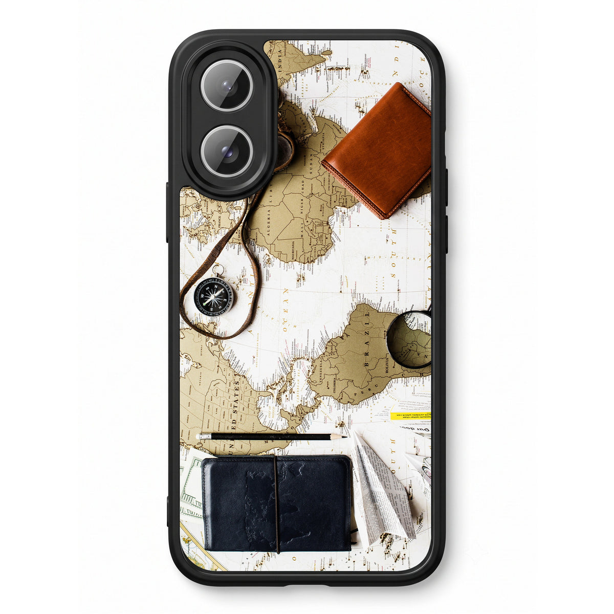 Wanderlust printed Doyers case, alternate view