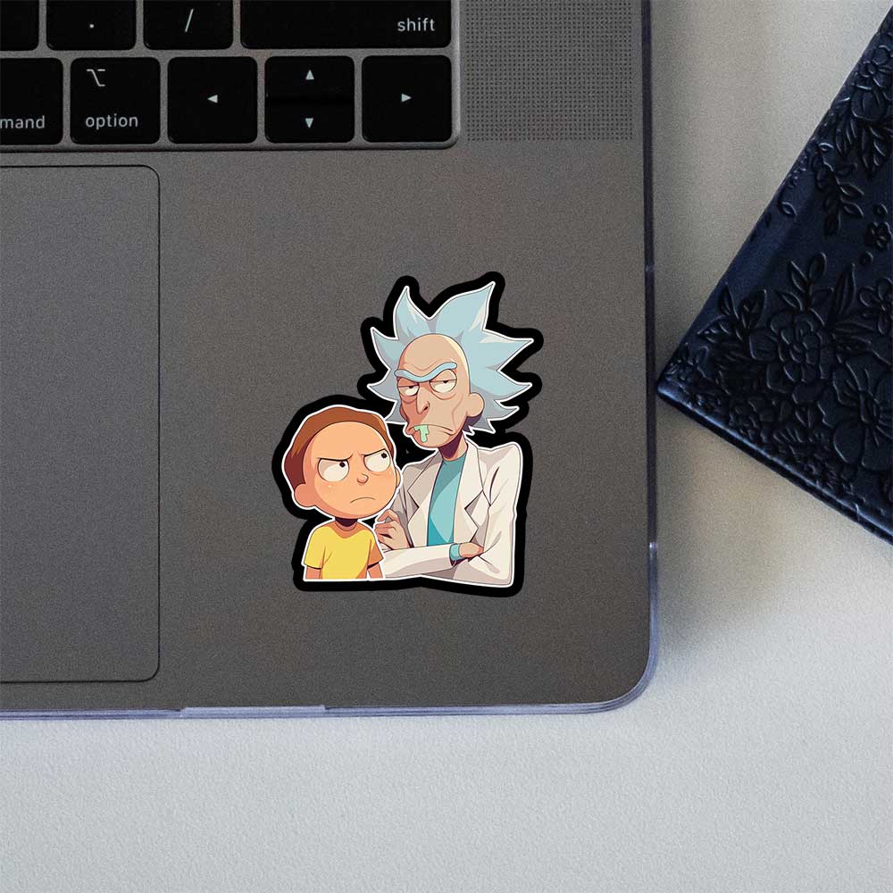 Rick And Morty Duo Cartoon Sticker