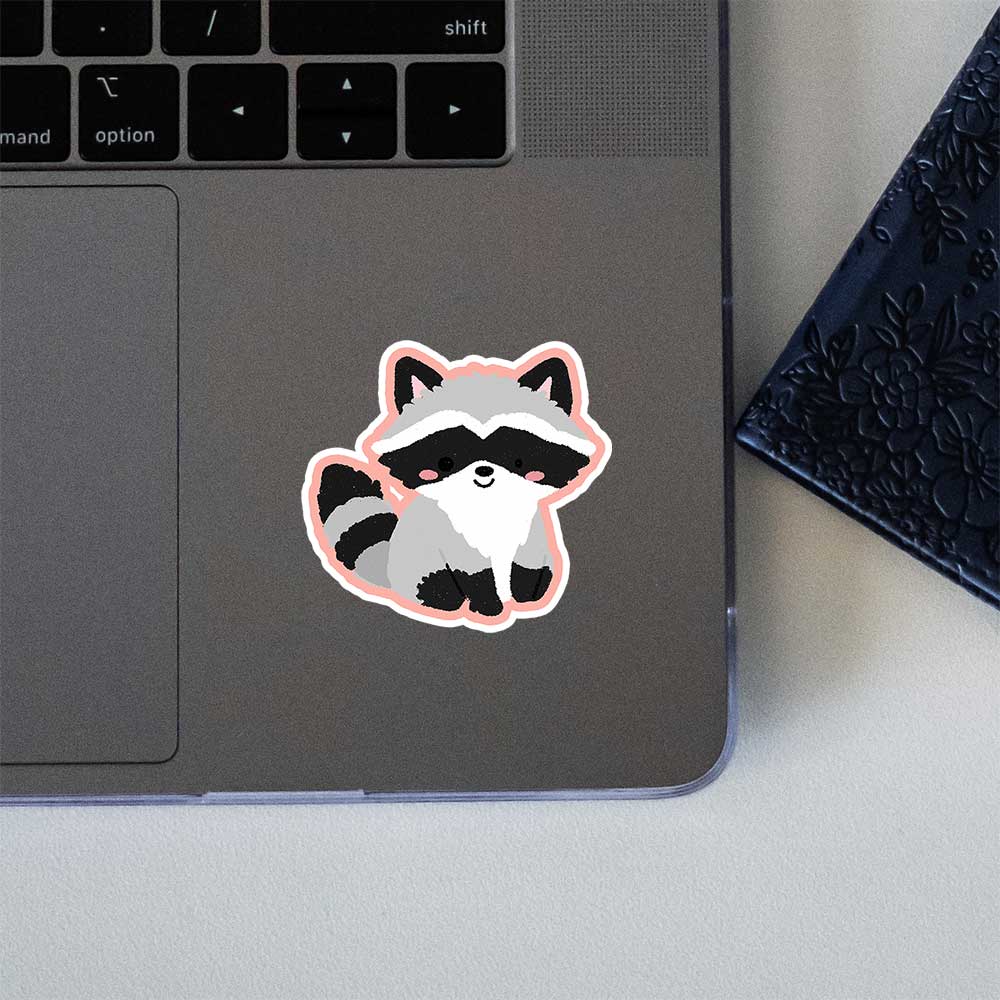 Kawaii Raccoon Cute Sticker